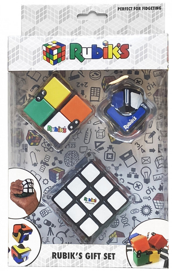 Gift Set Includes Squishy Cube Infinity Cube and Spin Cublet