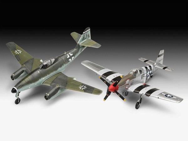 1/72 Me262 & P51B Combat Set  Model Set