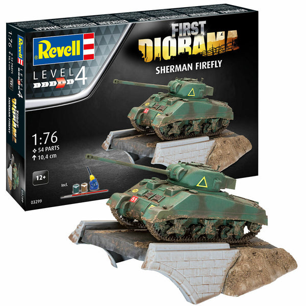 1/76 First Diorama Set  Sherman Firefly