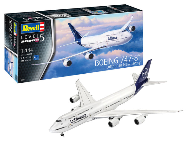 Revell - 1/144 Boeing 747-8 Lufthansa  New Livery