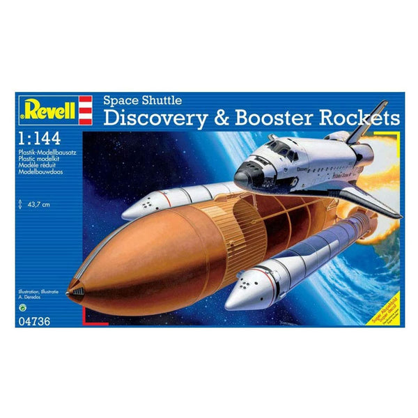 1/144 Space Shuttle Discovery and  Booster Rockets