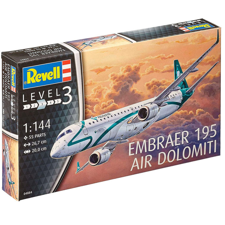 Revell - 1/144 Embraer 195 Air Dolomiti