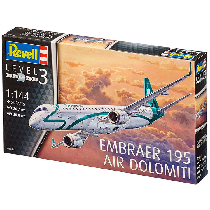 Revell - 1/144 Embraer 195 Air Dolomiti