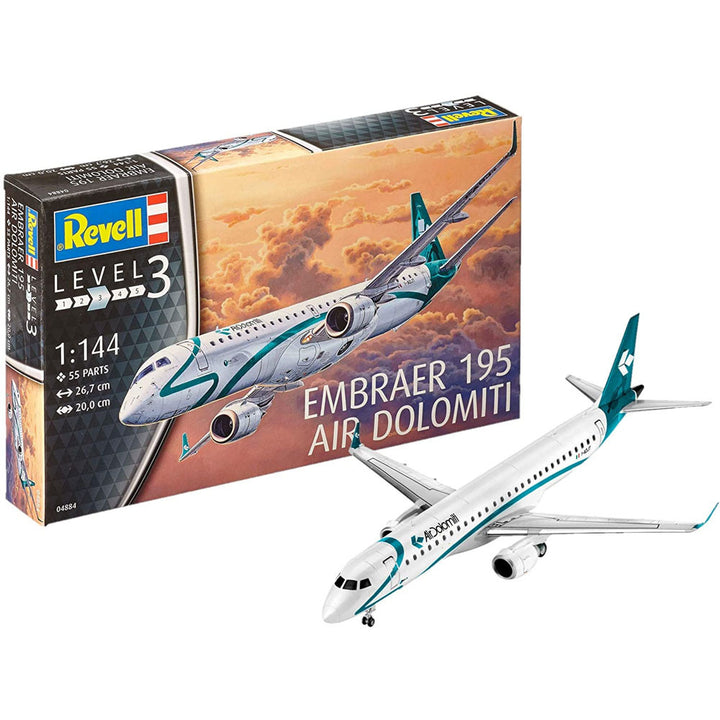 Revell - 1/144 Embraer 195 Air Dolomiti