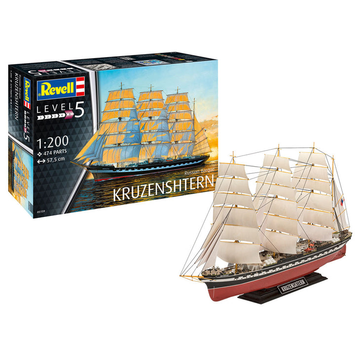 Revell - 1/200 Russian Barque Kruzenshtern