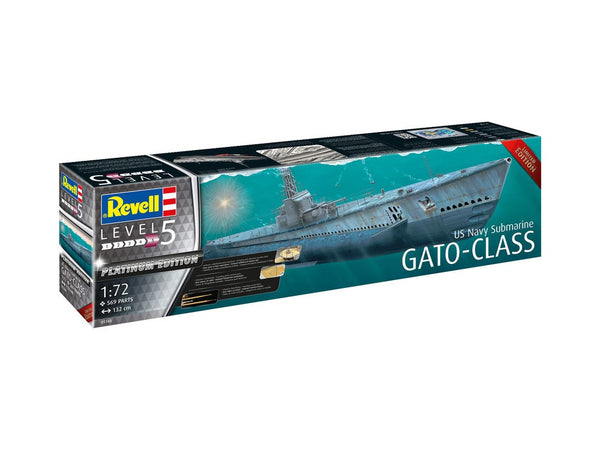 1/72 US Navy Gato Class Submarine  Platinum Edition