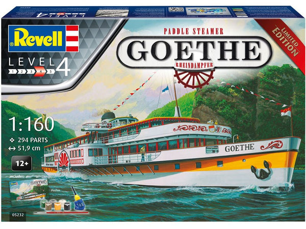 1/160 Paddle Steamer Goethe  Rheindampfer Gift Set Limited Edition