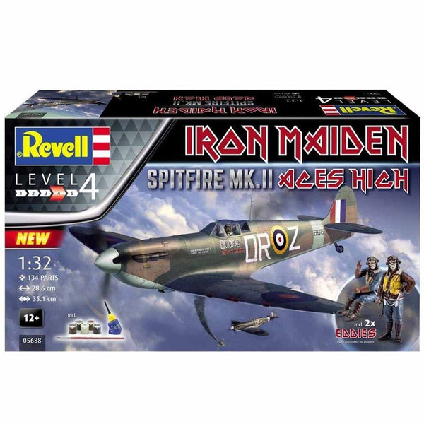 Revell - 1/32 Spitfire Mk.II "Iron Maiden  Aces High" Gift Set