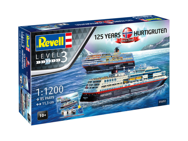 1/1200 125th Anniversary Hurtigruten  Gift Set