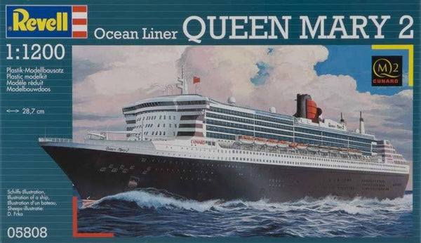 Revell - 1/1200 Ocean Liner Queen Mary 2