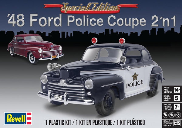 1/25 1948 Ford Police Coupe 2 n 1