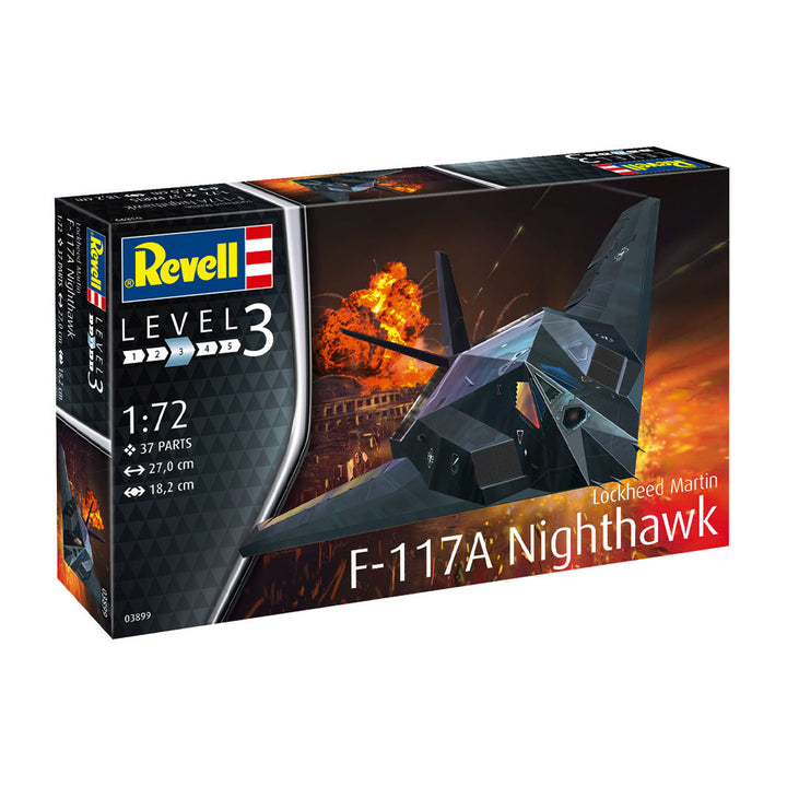 Revell - 1/72 Lockheed Martin F-117A  Nighthawk Model Set