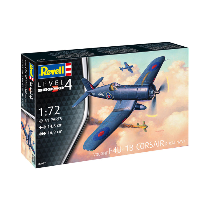 Revell - 1/72 Vought F4U-1B Corsair Royal  Navy Model Set