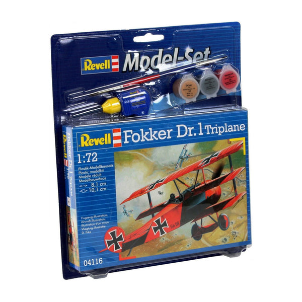 Revell - 1/72 Fokker Dr.1 Triplane Model  Set