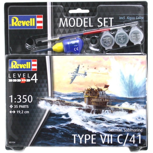 1/350 German Submarine Type  VII C/41 Model Set