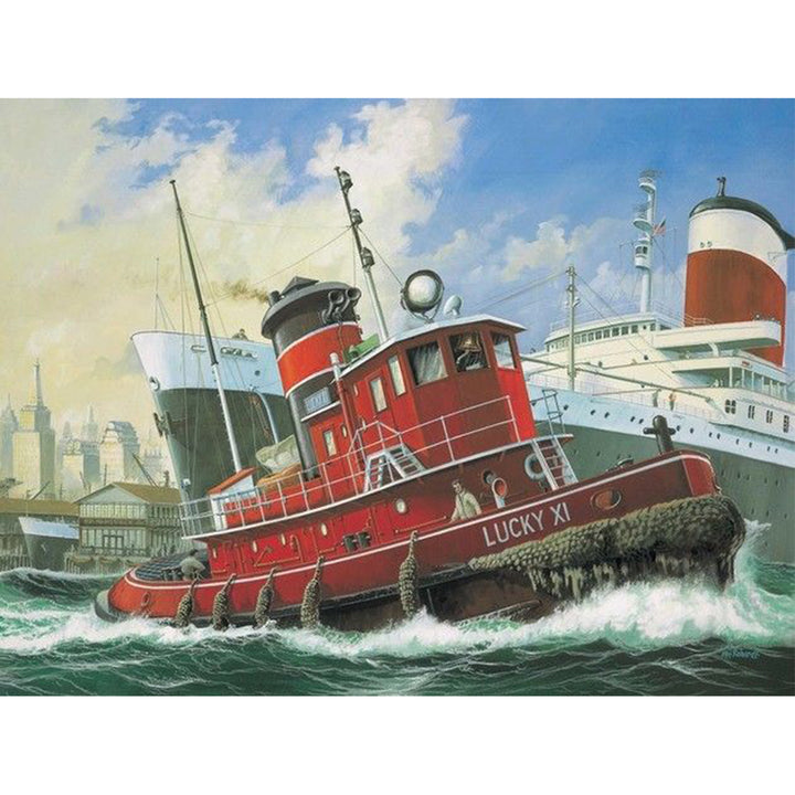 Revell - 1/108 Harbour Tug Boat Model  Set