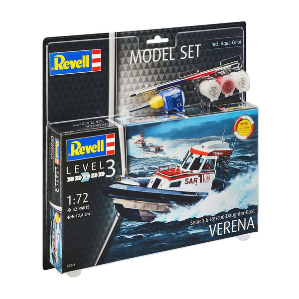 Revell - 1/72 Search & Rescue Boat DaughterBoat Verena (DGzRS) Model Set