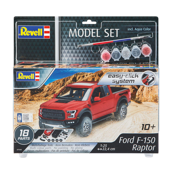 Revell - 1/25 2017 Ford F-150 Raptor Model  Set (Easy-Click System)