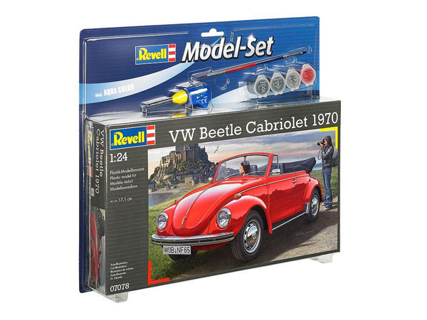 Revell - 1/24 1970 VW Beetle Cabriolet Model  Set