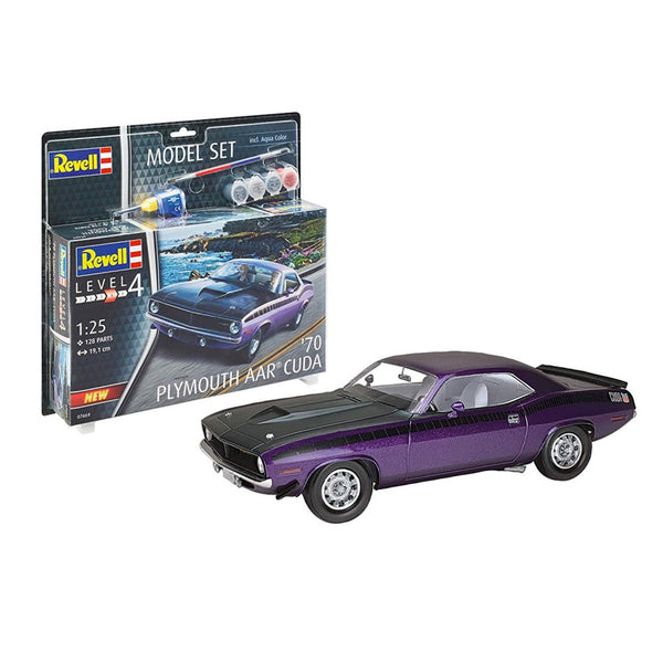 1/25 1970 Plymouth AAR Cuda  Model Set