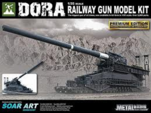 1/35 Dora Railway Gun Plastic Model Kit