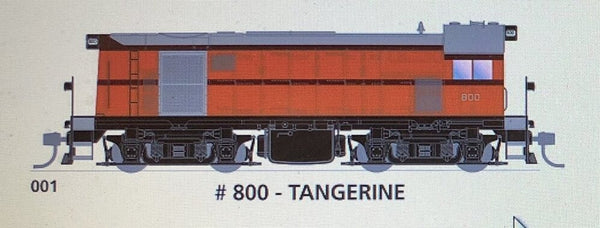 HO SAR 800 class  800 Tangerine