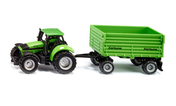 DEUTZFAHR with Fortuna 4wheeltrailer