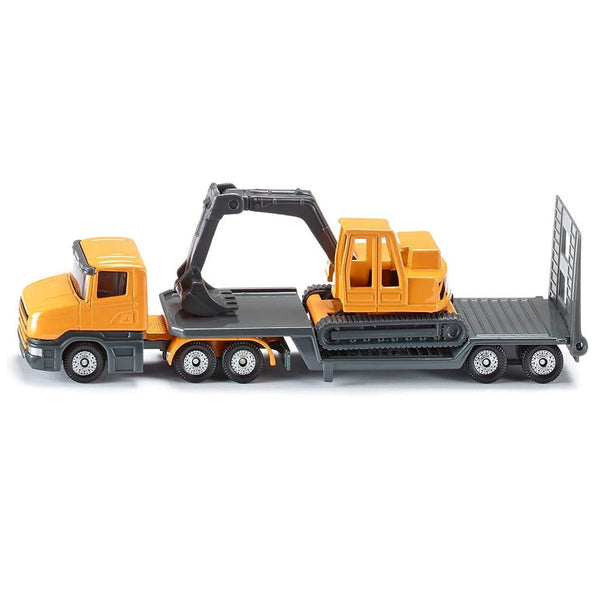 Low Loader with Excavator