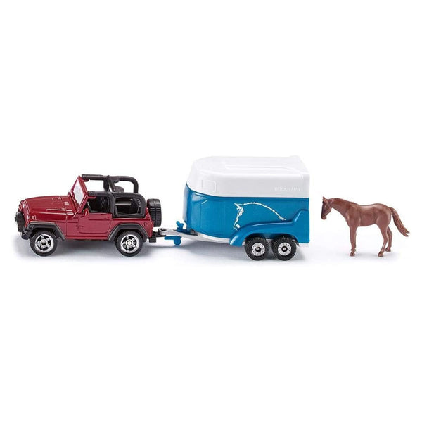 Jeep with Horse Trailer