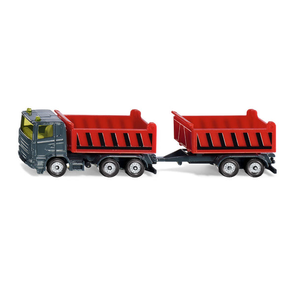 Truck with Dumper Body and  Tipping Trailer