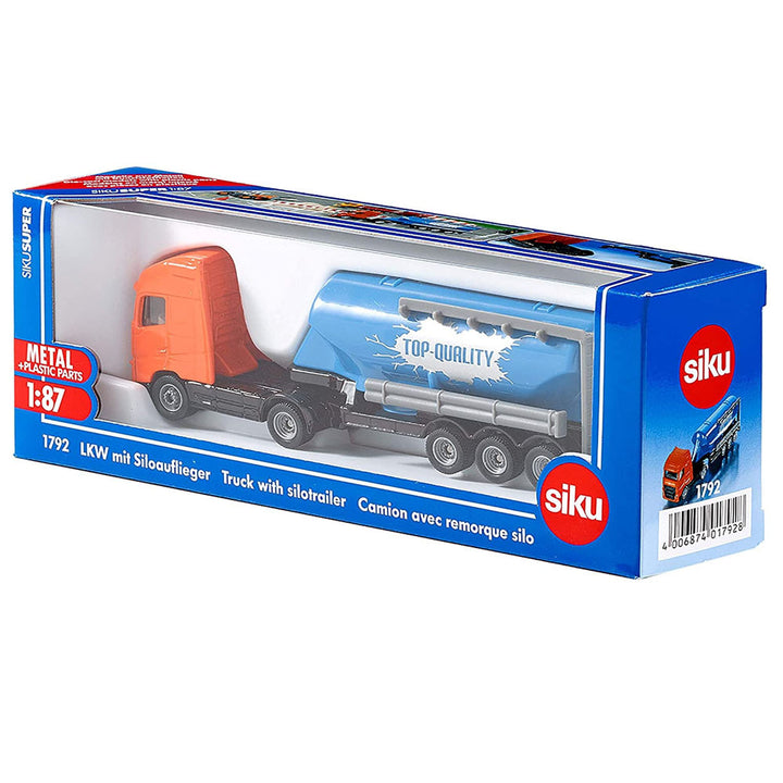 Siku - 1:87 Volvo Truck with Silo Trailer