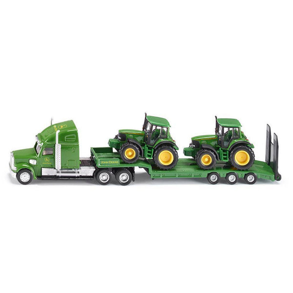 Siku - 1:87 John Deere Low Loader with  John Deeres