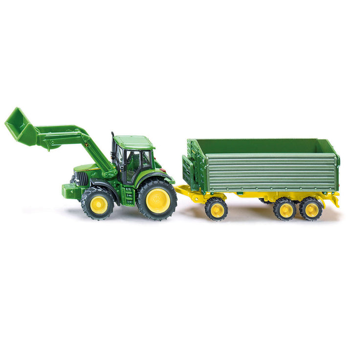 Siku - 1:87 John Deere & Front Loader  Trailer