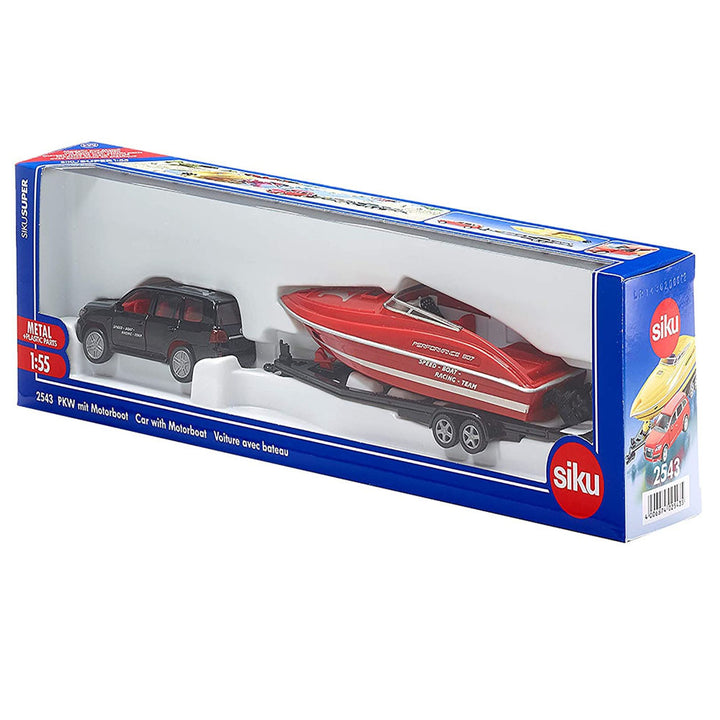 Siku - 1:55 Toyota Car with Motorboat