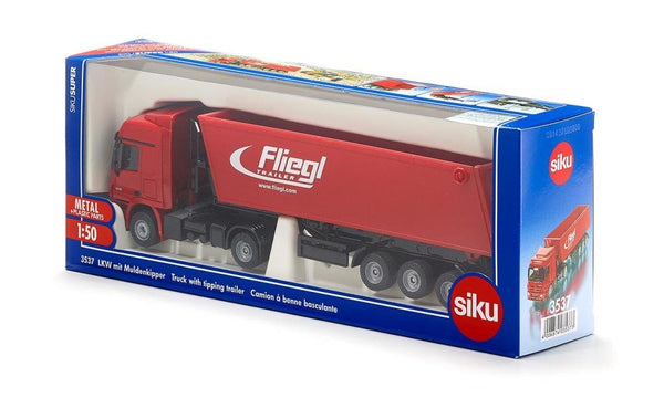 Siku - 1:50 Mercedes Benz Lorry with  Trough Tipper