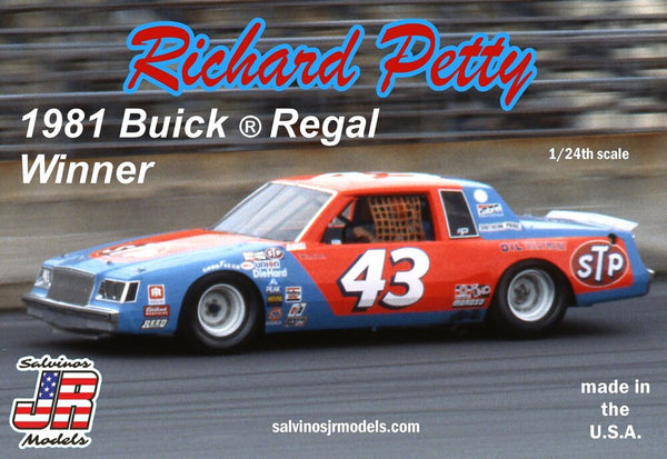 RPB1981D 1/24 Richard Petty 43 Buick Regal 1981 Winner Plastic Model Kit