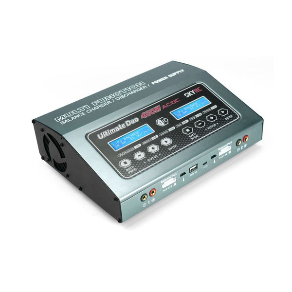 Ultimate Duo 400W  Balance Charger / Discharger / Power Supply  Support 17S Lithium Batteries