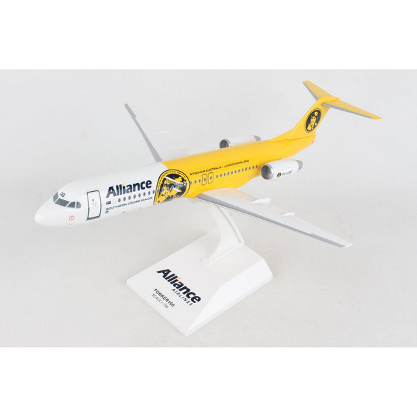 1/100 Alliance Airtlines Fokker F100 VHUQG Sir Charles Kingsford Smith Livery