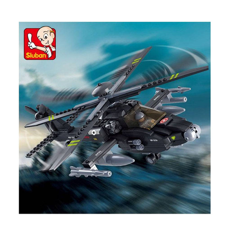 Sluban - 293pc AH-64 Apache Helicopter