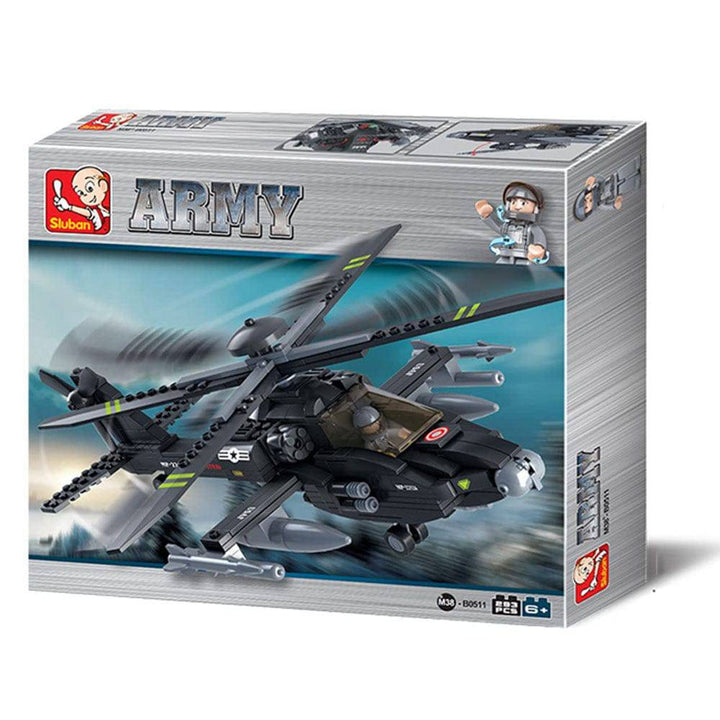 Sluban - 293pc AH-64 Apache Helicopter