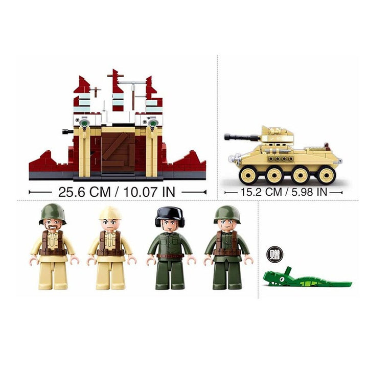 Sluban - 479pc WWII Battle Of Stalingrad