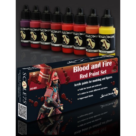 Scale 75 Scalecolor Blood and Fire Paint Set