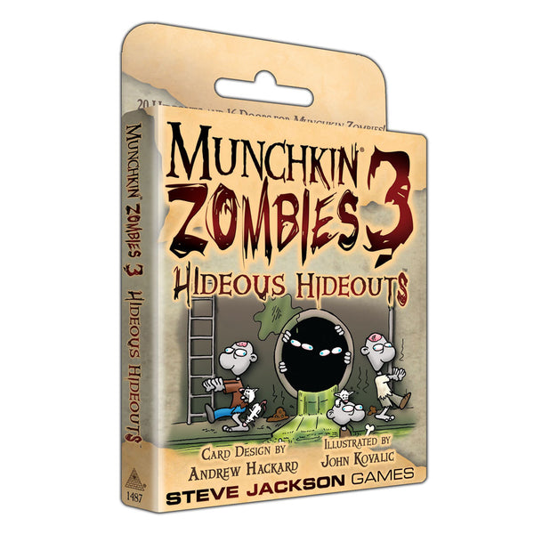 Munchkin Zombies 3 Hideous Hideouts