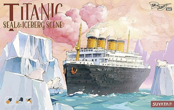 Titanic  Seal and Iceberg Scene Plastic Model Kit