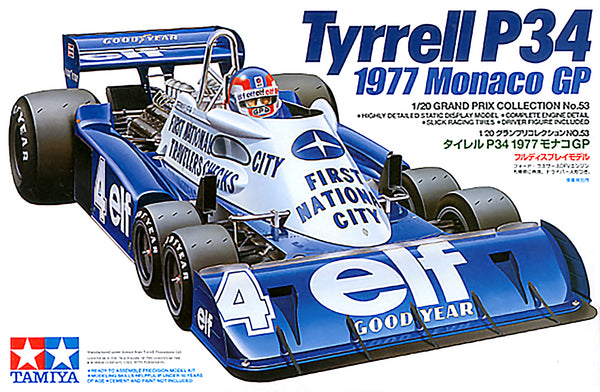 1/20 Tyrrell P34 Monaco GP 1977