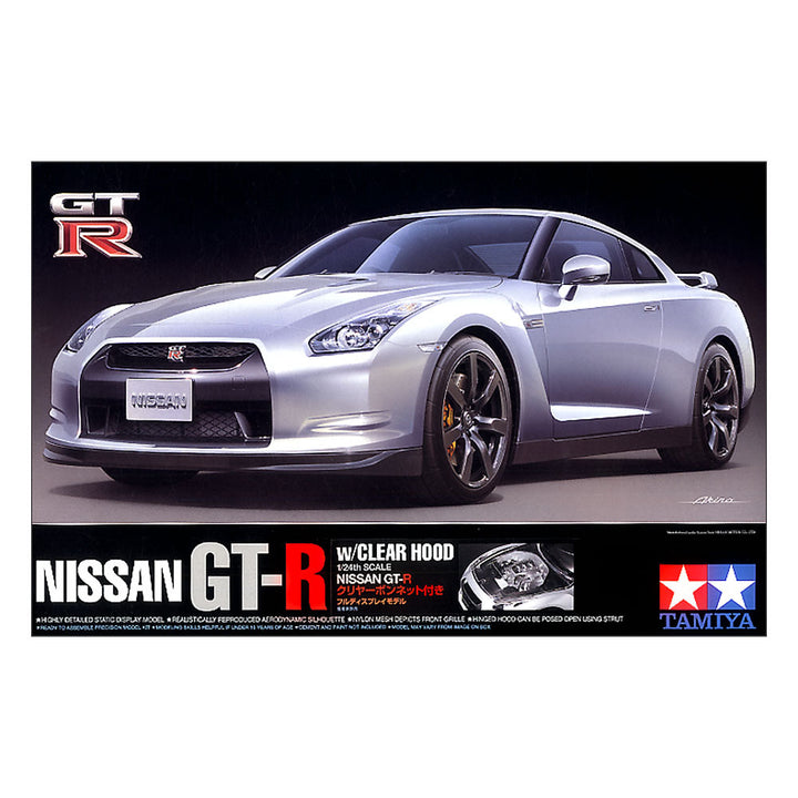 Tamiya - 1:24 Nissan GT-R w/ Clear Hood