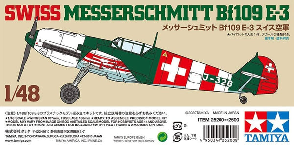 1/48 Swiss Messerschmitt BF109 E3