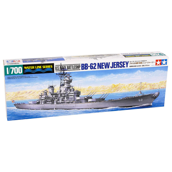 Tamiya - 1/700 Waterline Series US Navy Battleship BB-62 New Jersey