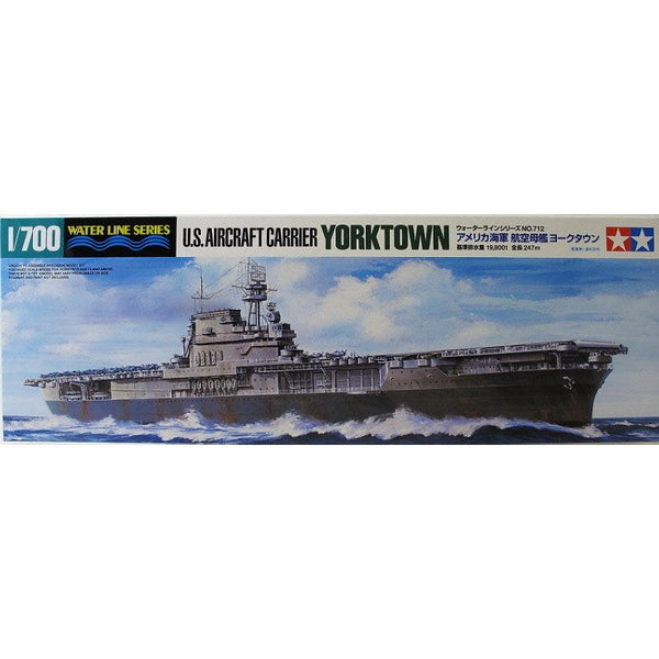 Tamiya - 1/700 Waterline Series US Aircraft Carrier CV-5 Yorktown