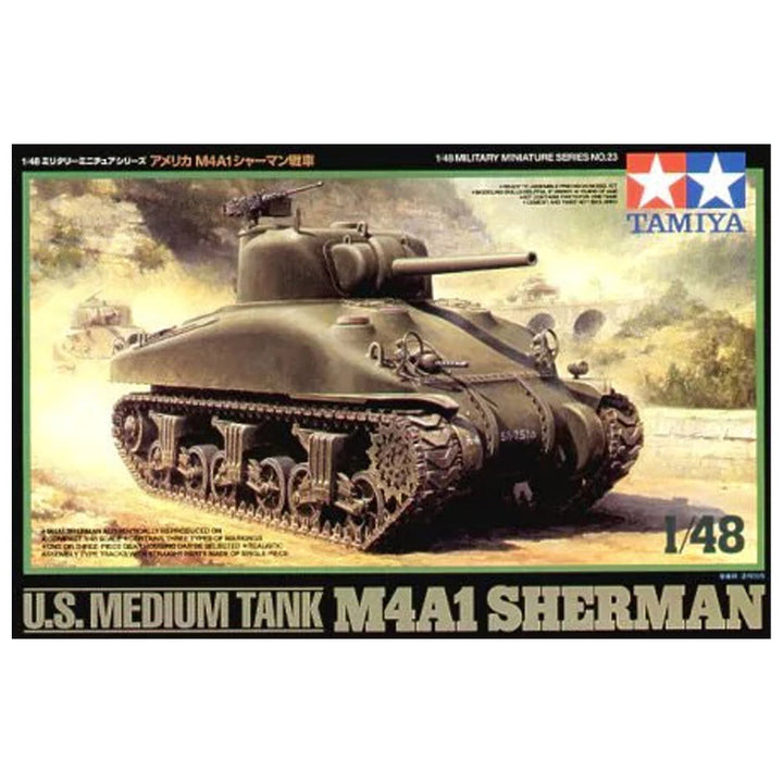 Tamiya - 1/48 M4 A1 Sherman Tank